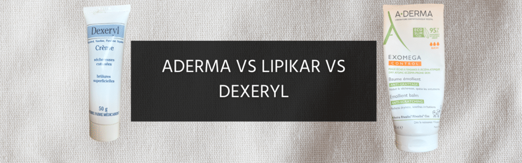 Lipikar vs Aderma vs Dexeryl : le match